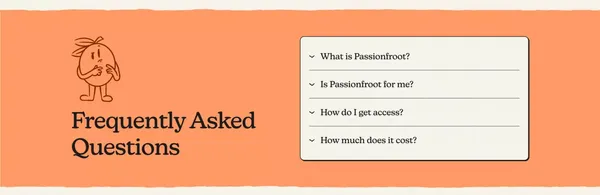 Passionfroot | Where Creators do Business - Landing design inspiration