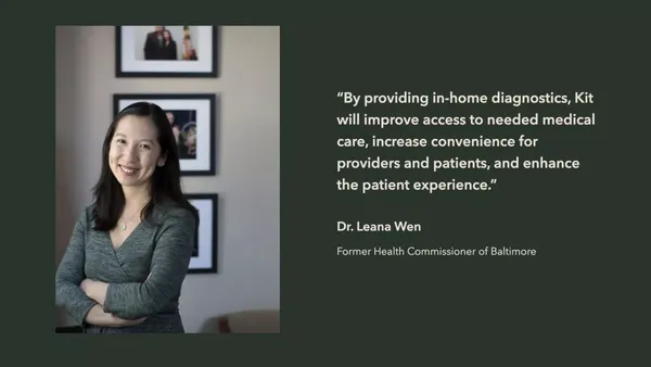 Kit: at-home health testing for your business - Landing design inspiration