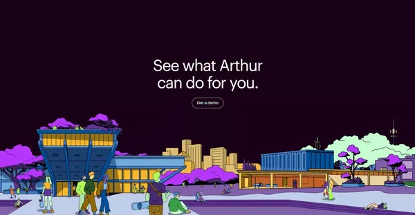 Arthur - Landing design inspiration