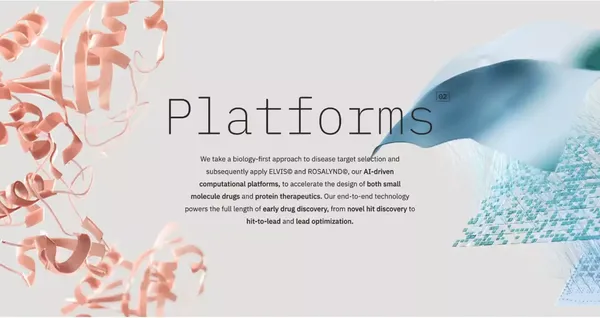 1910 Genetics — Drug Design Powered by AI, Driven by Biology - Landing design inspiration