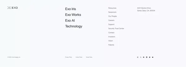 Exo® | Portable Ultrasound Ecosystem for Point-of-Care Answers - Landing design inspiration