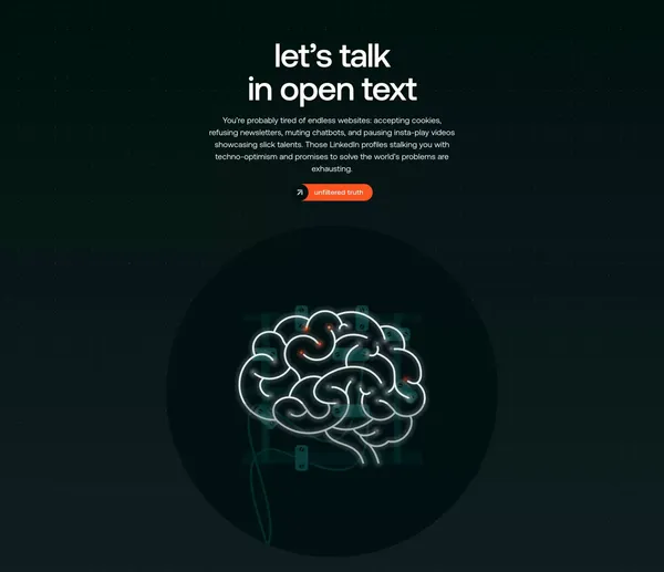 (dot)connect - Landing design inspiration