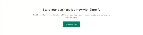 Start and grow your e-commerce business - 14-Day Free Trial - Landing design inspiration