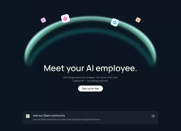 Lindy.ai — Meet Your AI Assistant - Landing design inspiration