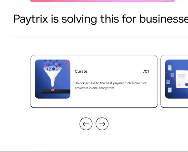 Paytrix | Home - Landing design inspiration