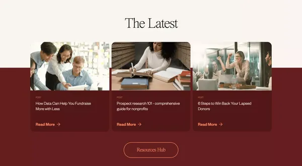 Kindsight - Making Fundraising Easier - Landing design inspiration