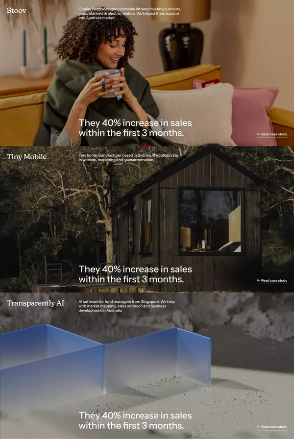 Haymarket HQ - Landing design inspiration