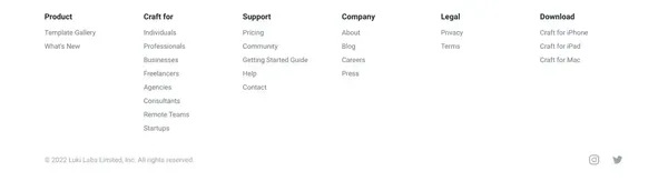 Craft - The Future of Documents - Landing design inspiration