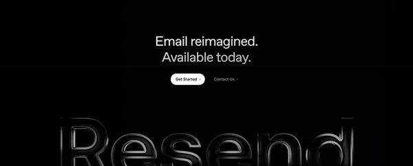 Resend - Landing design inspiration