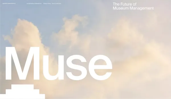 Muse – Museum Management Software - Landing design inspiration