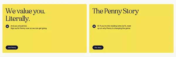 Penny | The Pension You Actually Asked For | Women's Pension Solution - Landing design inspiration