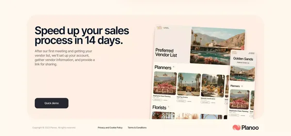 Planoo - Landing design inspiration