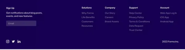 Forma | Employee benefits that flex to fit everyone’s life - Landing design inspiration