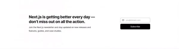 Next.js by Vercel - The React Framework - Landing design inspiration