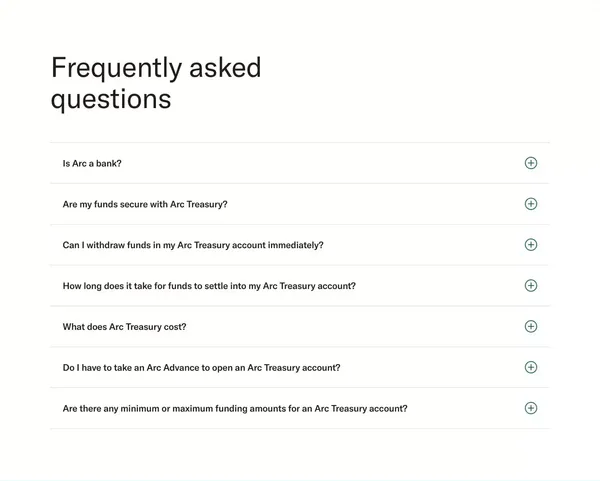 Empowering startups with a better banking experience | Arc - Landing design inspiration