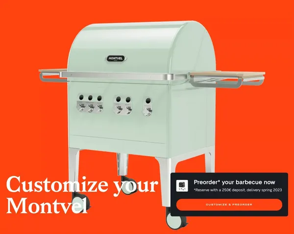 Montvel | Le Barbecue à Pellets Made in France. Granulés de Bois - Landing design inspiration