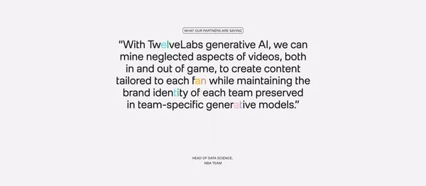 TwelveLabs - Landing design inspiration