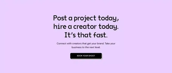 Content Creator Network and Marketing Platform | Trend - Landing design inspiration