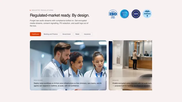 SIP Trunk India | Voice API & Programmable Telephony â Vobiz - Landing design inspiration