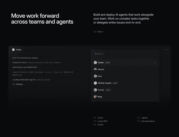 Linear – The system for product development - Landing design inspiration