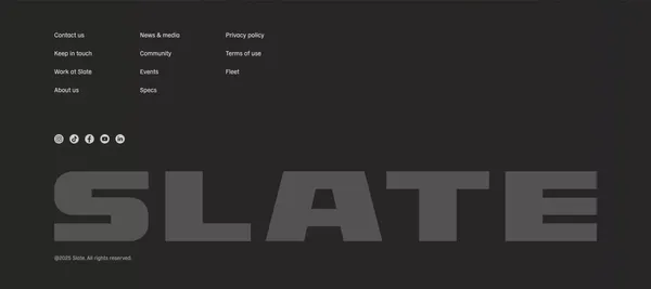 SLATE Auto | The Customizable EV That Works for You - Landing design inspiration