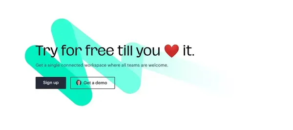 One workspace for a whole product company — Fibery - Landing design inspiration