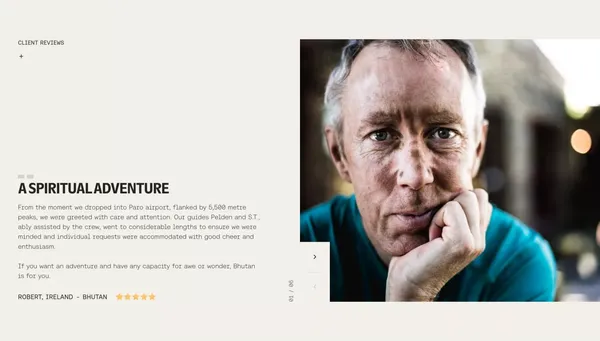 Award Winning Worldwide Mountain Bike Tours | H+I Adventures - Landing design inspiration