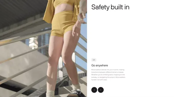Move more, live more – Shift Robotics - Landing design inspiration