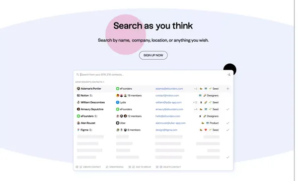 folk — Next generation CRM for teams - Landing design inspiration