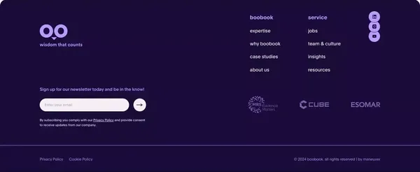Empower Your Business | Boobook Data-Driven Insights - Landing design inspiration