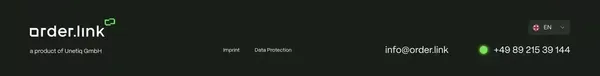 Process order requests automatically. - Landing design inspiration