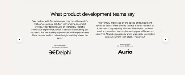 Digital Twin APIs - Landing design inspiration