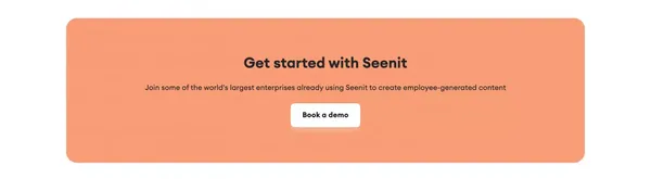 The employee-generated video platform | Seenit - Landing design inspiration
