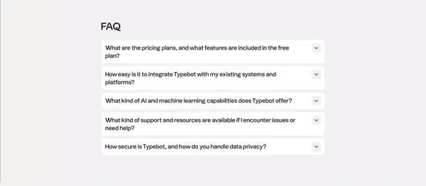 Typebot - Landing design inspiration
