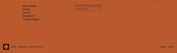 Copper - Battery-Equipped Appliances - Landing design inspiration