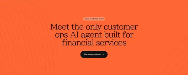 Gradient Labs · The only customer ops AI agent built for financial services - Landing design inspiration
