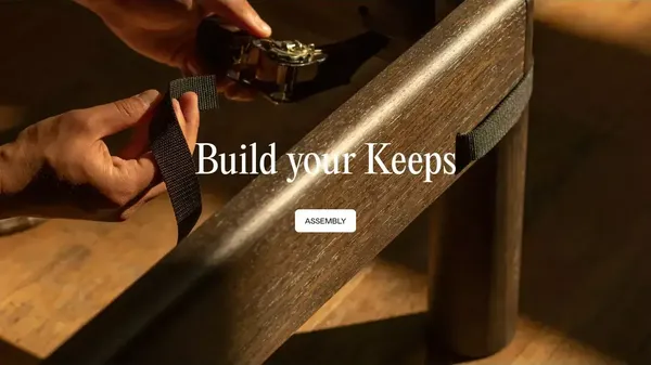 Keeps Home – Solid oak furniture for modern dwellers. - Landing design inspiration
