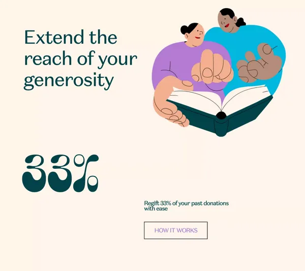 Supergenerous | Transforming The Impact Of Human Generosity - Landing design inspiration