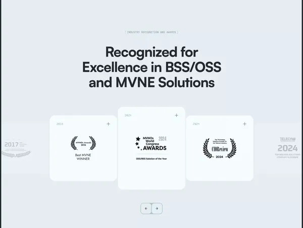 Effortel: Drive Telecom Revenue Growth | MVNE Solutions & Platforms - Landing design inspiration