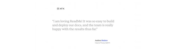 ReadMe · Developer-friendly API documentation - Landing design inspiration