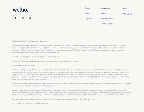 Homepage - Weltio - Landing design inspiration