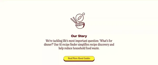 Gumbo | Find Recipes Using The Ingredients You Have at Home - Landing design inspiration