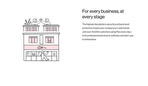 Smarter spending for your business - Pleo - Landing design inspiration