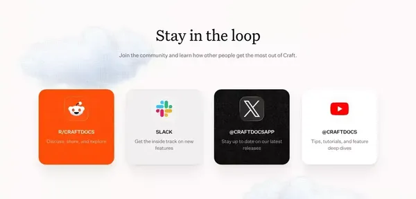 Craft — Docs and Notes Editor - website design inspiration
