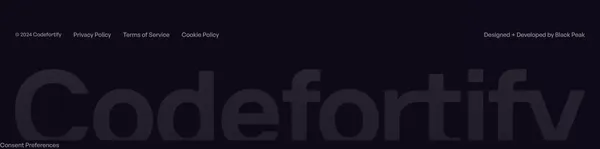 Codefortify - Tuneable ASPM & CSPM - Landing design inspiration