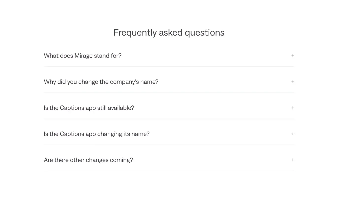 FAQ