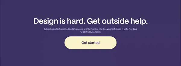 Ecto Design - Efficient subscription-based design service - Landing design inspiration