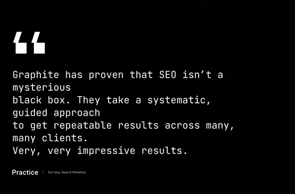 Build SEO Velocity. Own intent // Graphite - Landing design inspiration