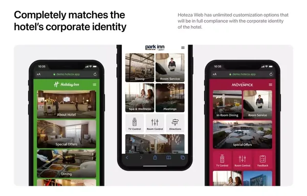 Hoteza Web - Landing design inspiration