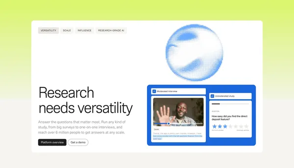 Maze | User Research and Testing Platform - Landing design inspiration